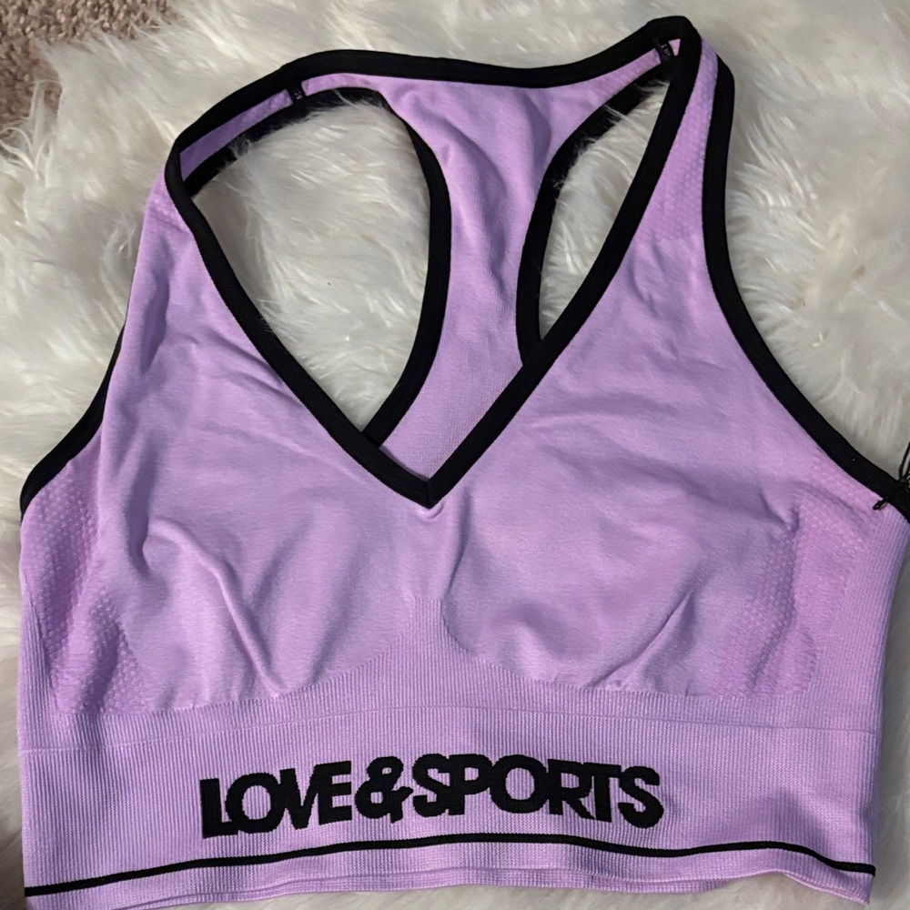 Love & Sports Lilac Sports Bra